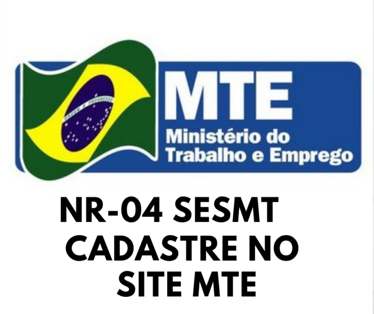 Registro Do SESMT Online Via Internet No Site Do Governo 2024