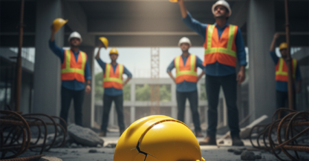O Acidente que Mudou Tudo: Como um Capacete Salvou uma Vida no Canteiro de Obras
