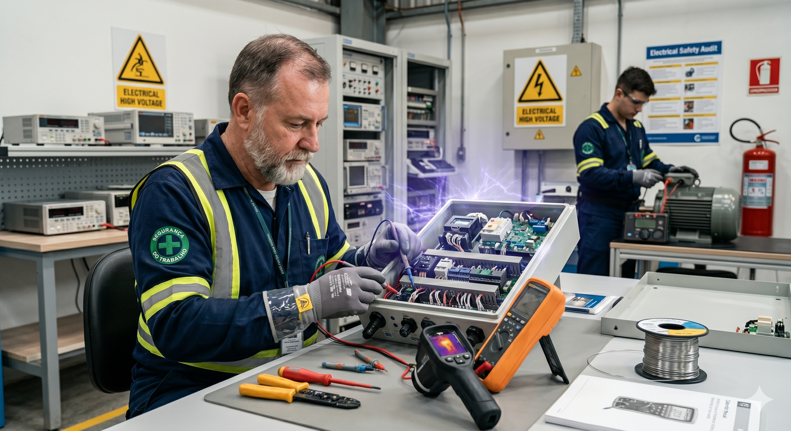 Os Perigos Invisíveis da Eletricidade no Ambiente de Trabalho Uma História de Prevenção