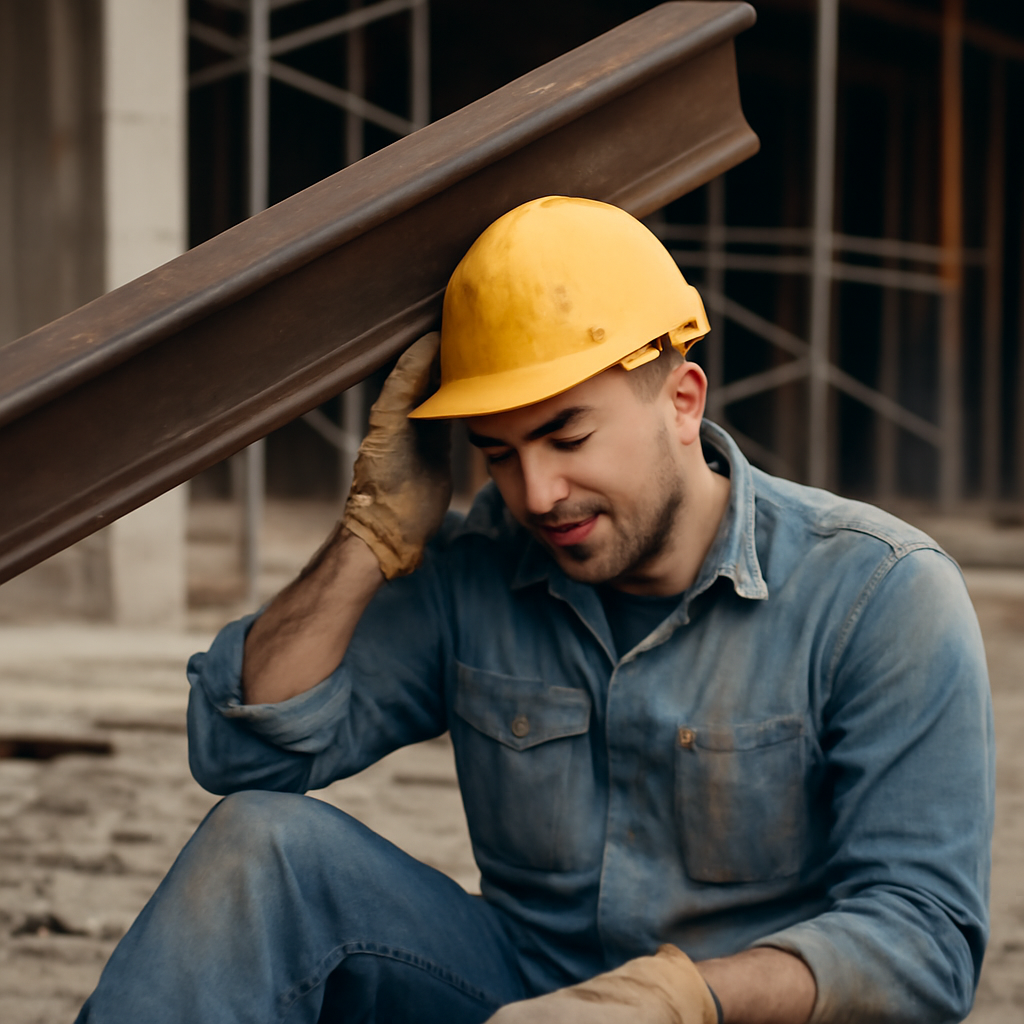 O Acidente que Mudou Tudo: Como um Capacete Salvou uma Vida no Canteiro de Obras