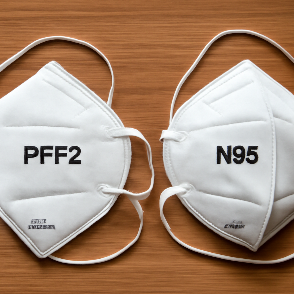 A Grande Confusão: PFF2 vs N95 - Uma História de Máscaras Que Ninguém Te Contou