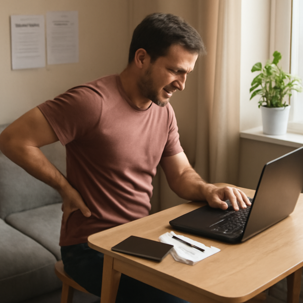 Home Office: A História de Como a Pandemia Mudou Nosso Jeito de Trabalhar (e Nossas Costas Também!)